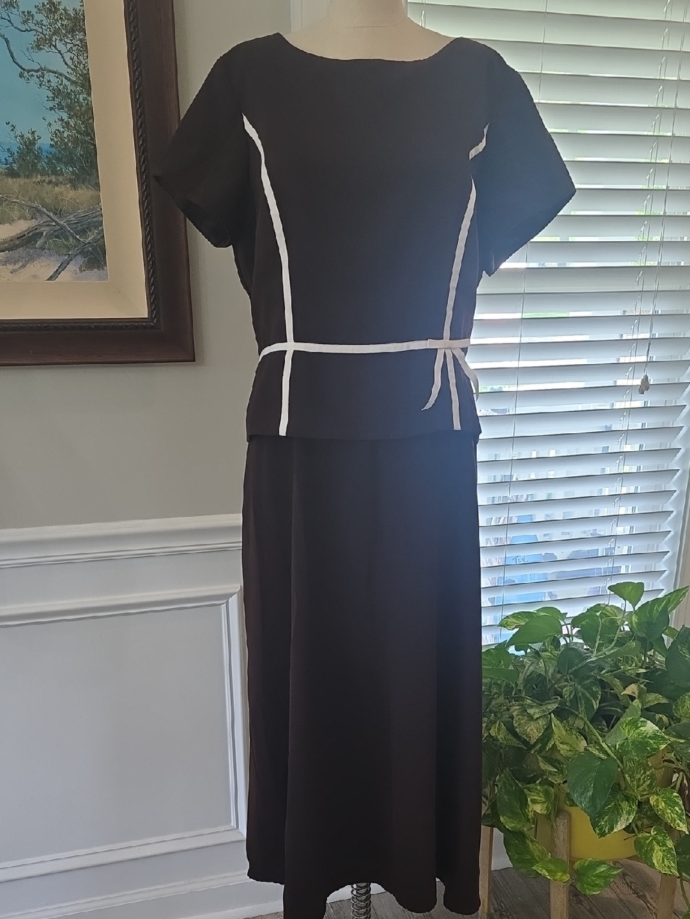 Danny & Nicole 1 Piece  Satin Lining Dress
